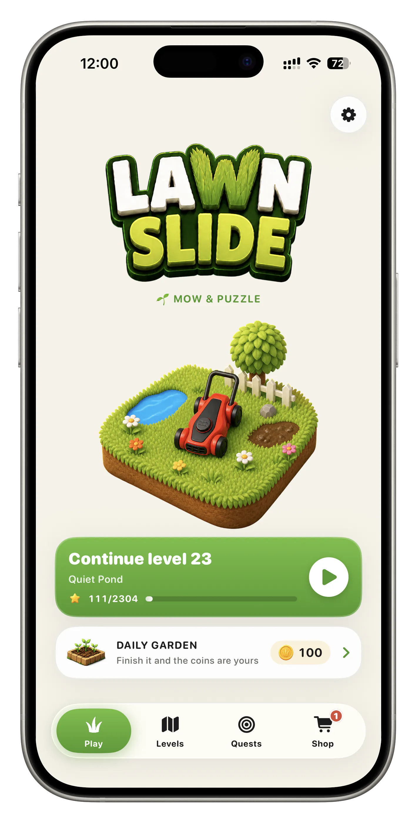 Lawn Slide - Mow & Puzzle  gallery image