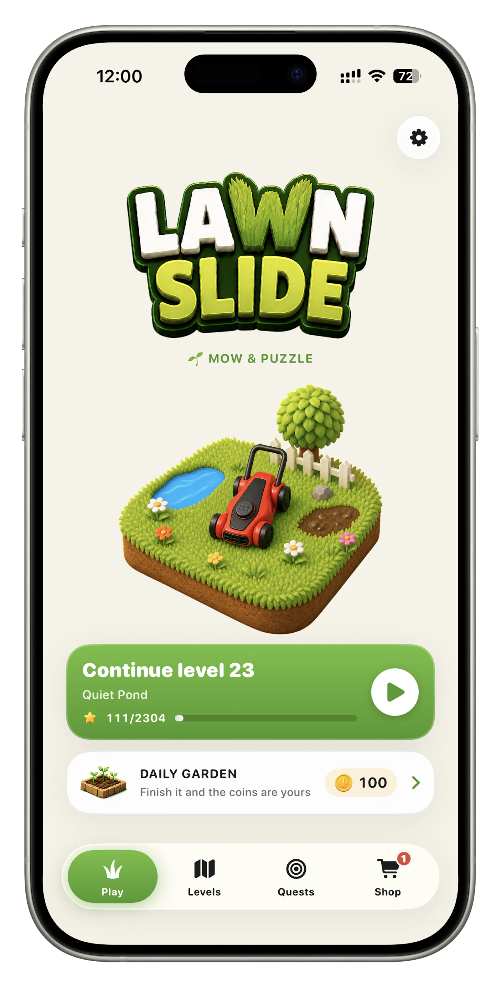 Lawn Slide - Mow & Puzzle  screenshot 15