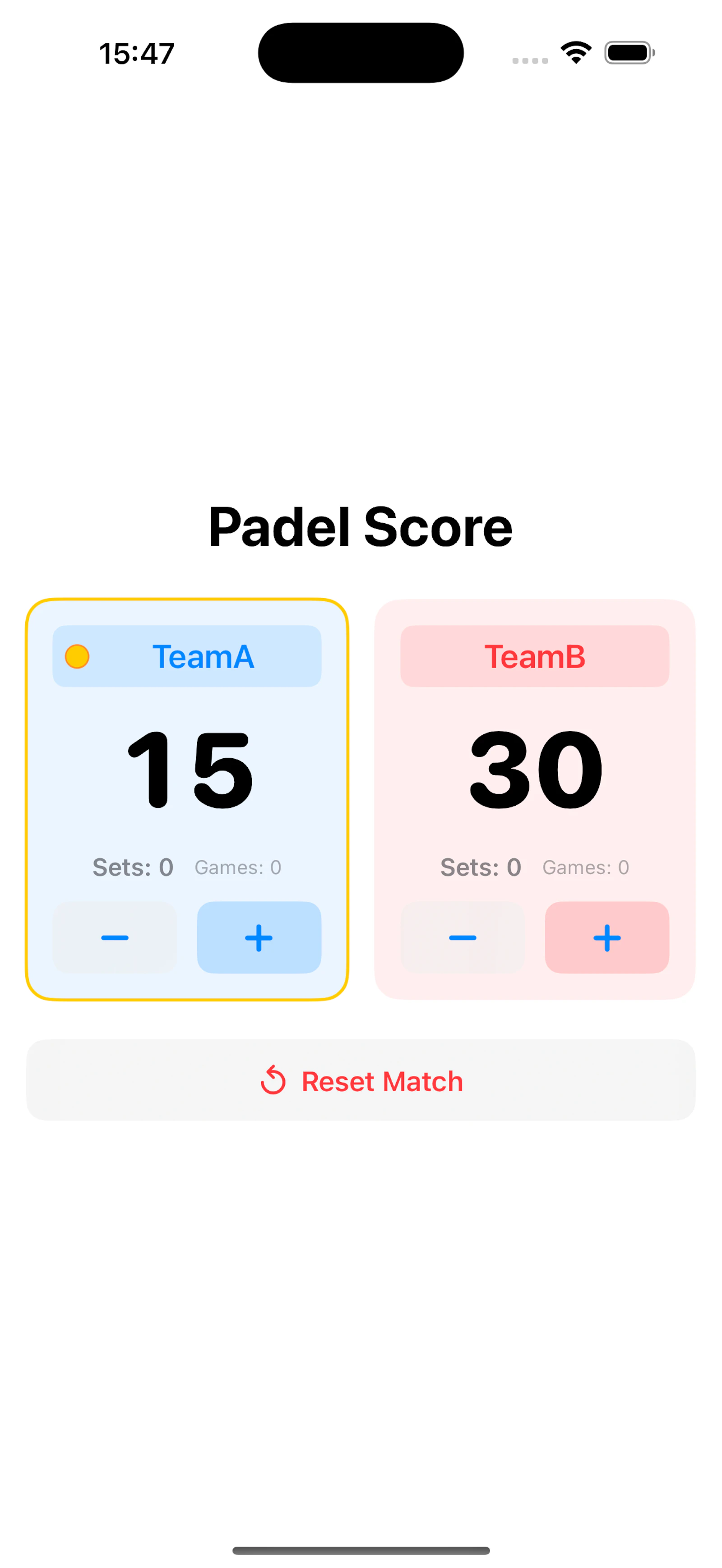 justScoreLive screenshot 5