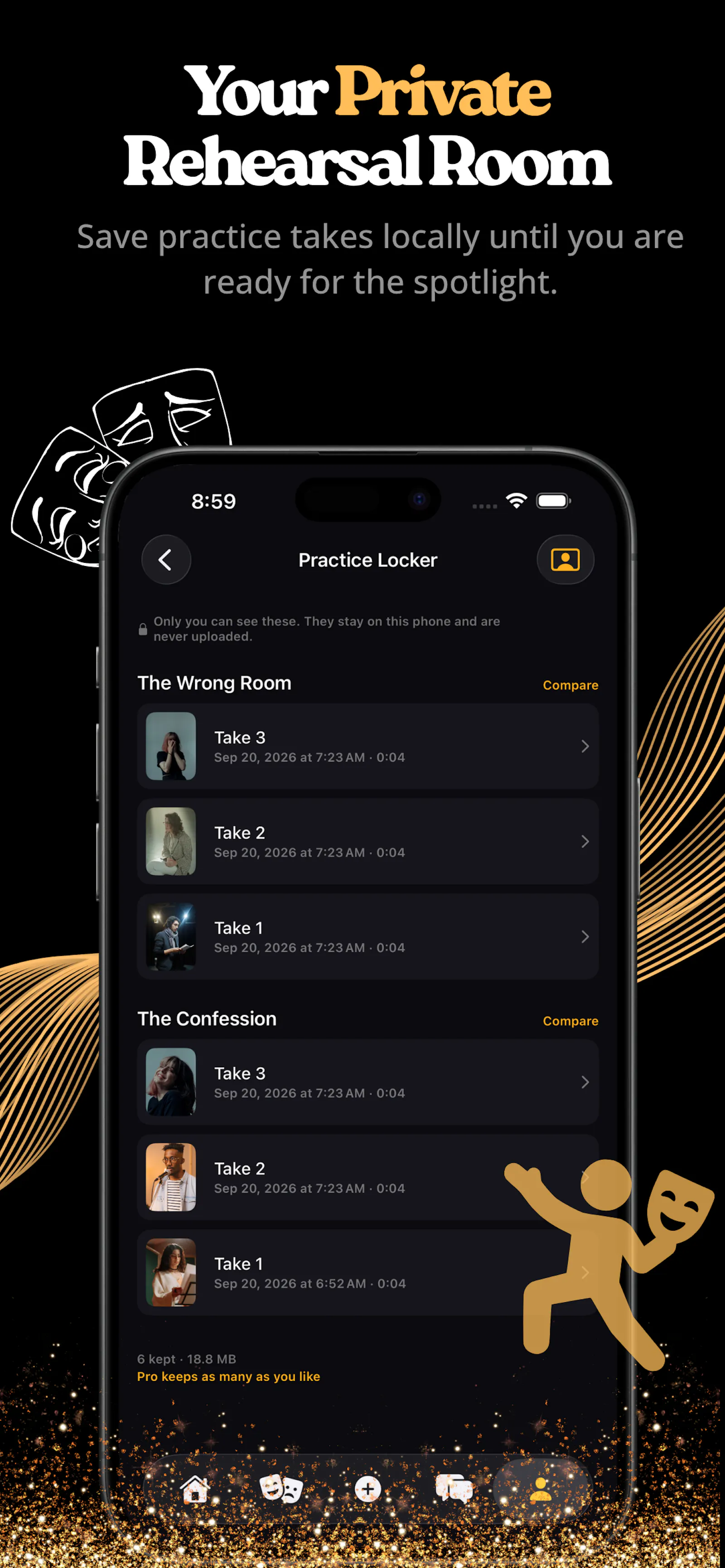 Act It Up: Short-form Video Acting screenshot 6