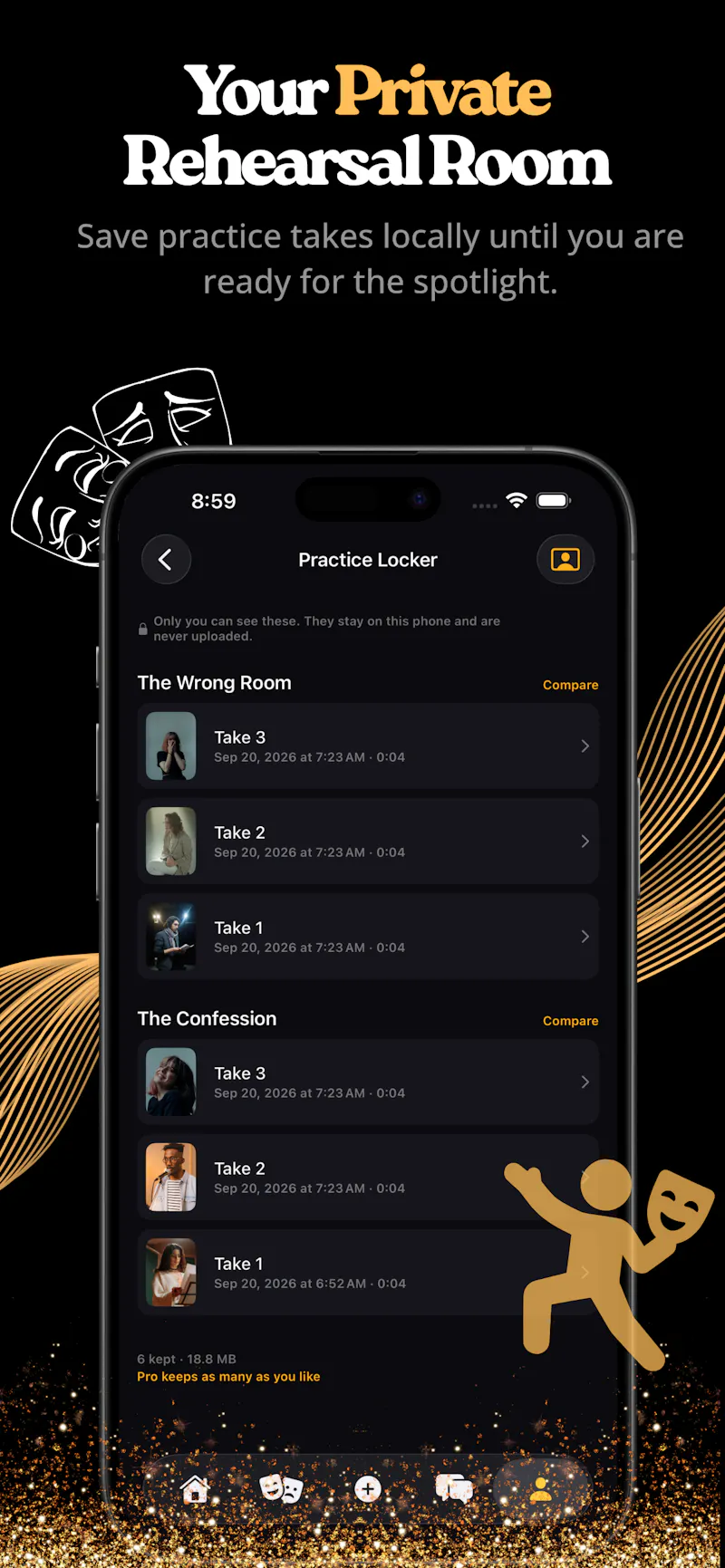 Act It Up: Short-form Video Acting screenshot 6