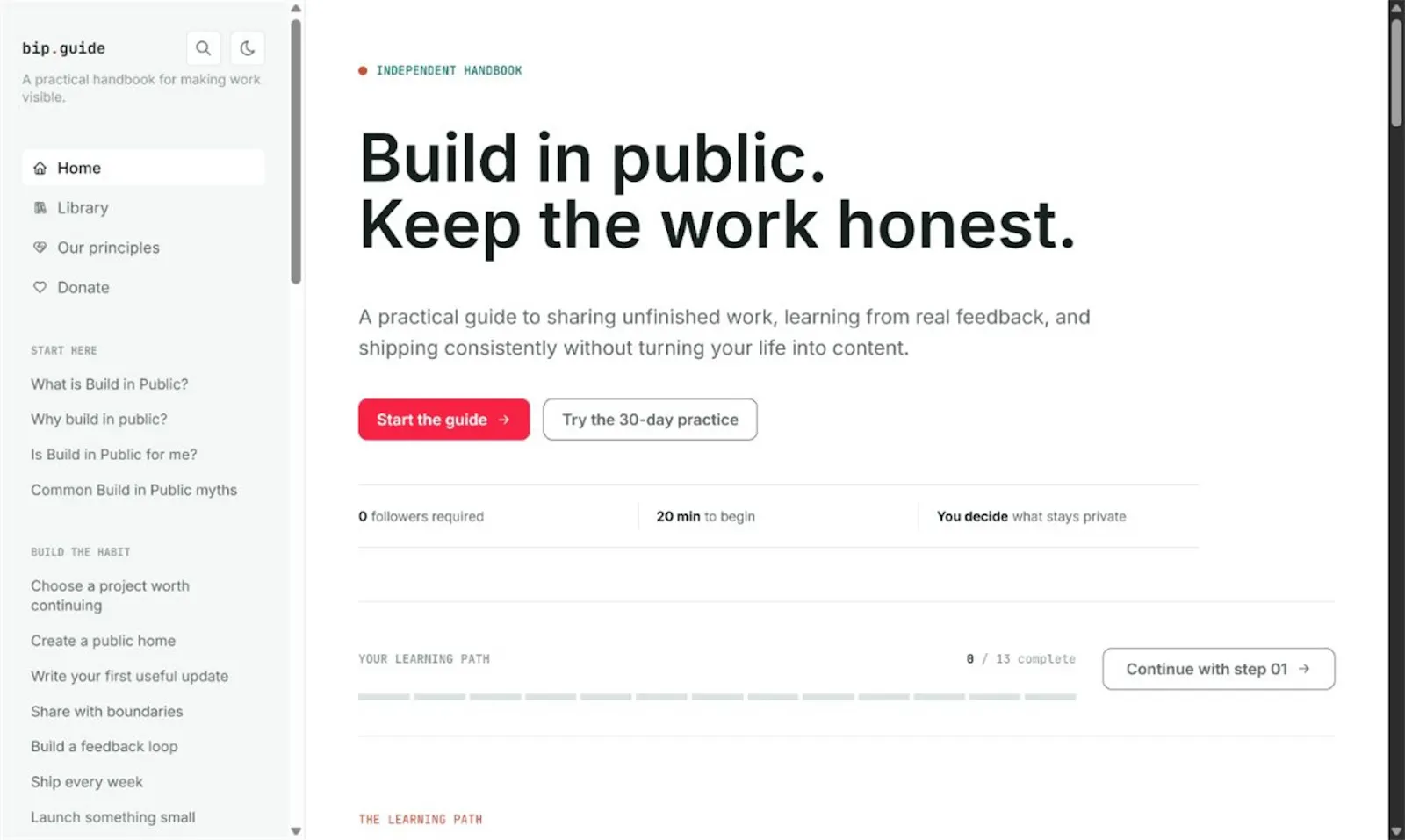 bip.guide screenshot 1