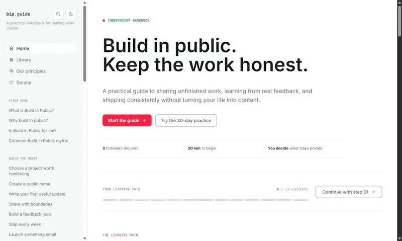 bip.guide screenshot 1
