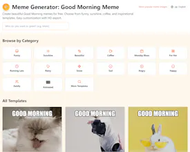 Good Morning Meme Generator gallery image