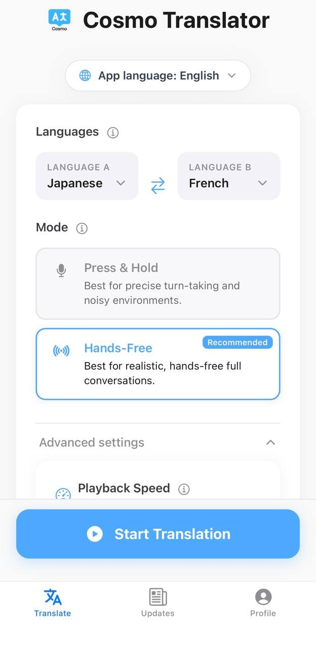 Cosmo Translator gallery image