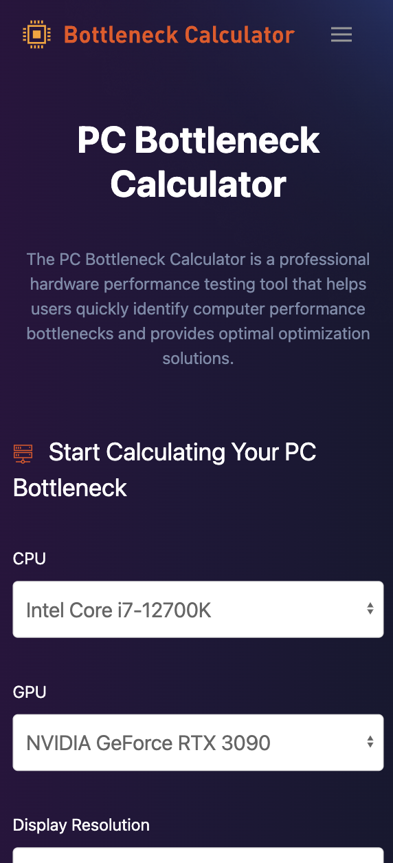 PC Bottleneck Calculator media 3