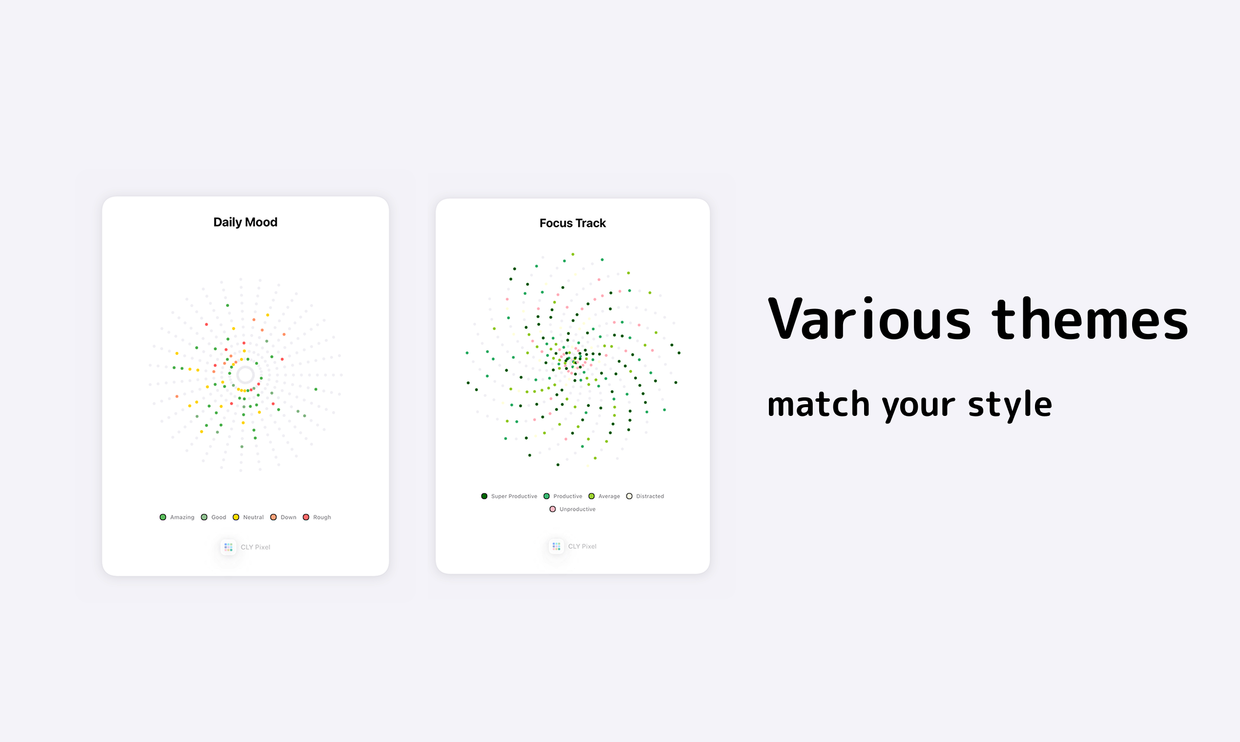 Cly pixel - Jaaroverzicht Life Habit Tracker media 4