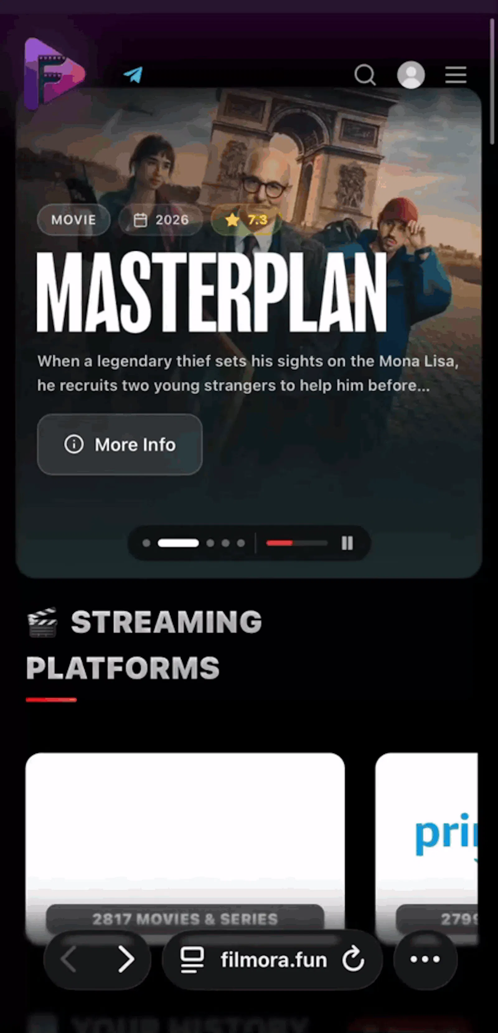 Filmora screenshot 1 (video preview)