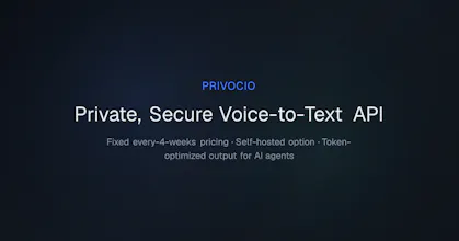 Privocio - STT for AI Agents gallery image