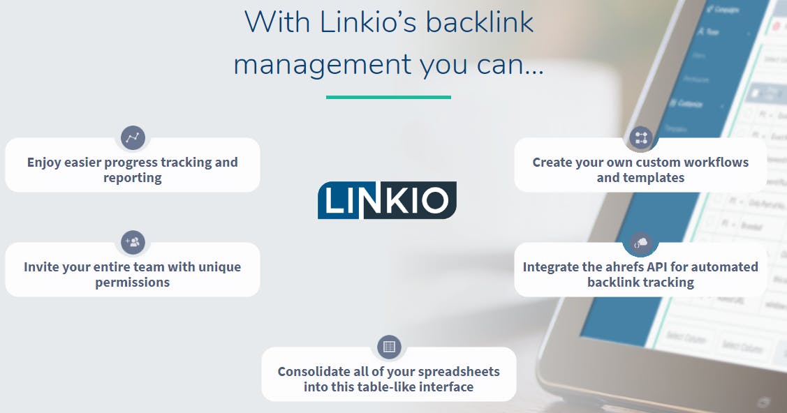 A simpler, smarter way to manage your link building. media 2