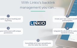 A simpler, smarter way to manage your link building. media 2