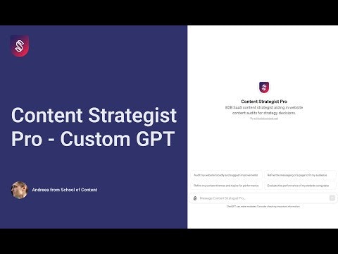 Content Strategist GPT gallery image