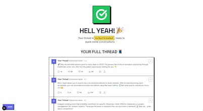 $1 Viral X Threads in 10 Seconds gallery image