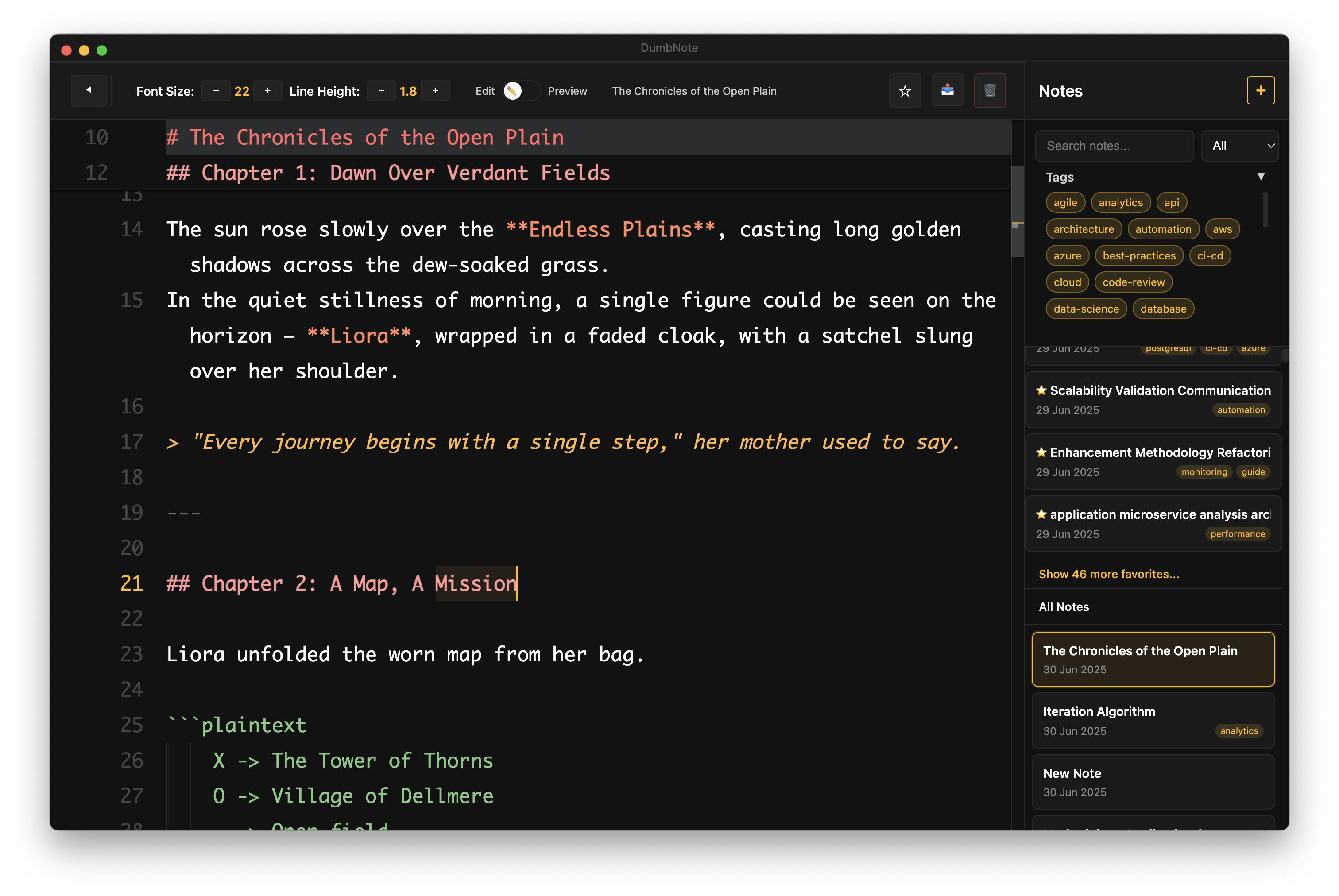 Media Dumbbell - Aplikasi Nota Markdown Offline-First.Tiada kunci masuk.Tulis sahaja. 1