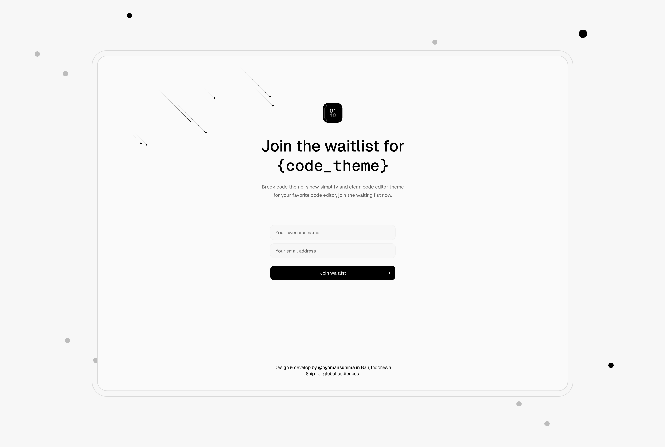 Brook -Code -Thema media 4