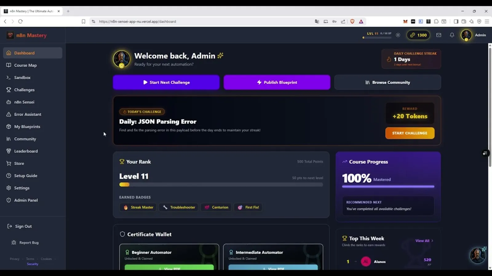 n8n Mastery screenshot 1 (video preview)