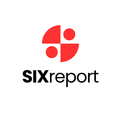 SixReport - Product Hunt launch logo and brand identity