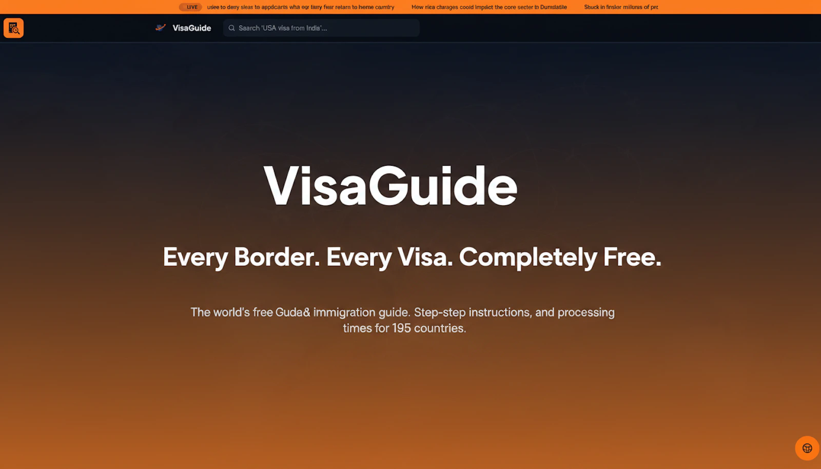 VisaGuide screenshot 1