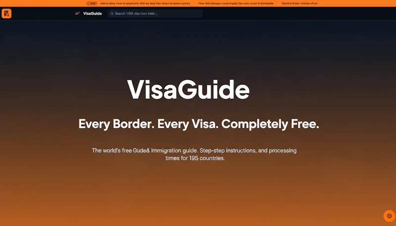 VisaGuide screenshot 1