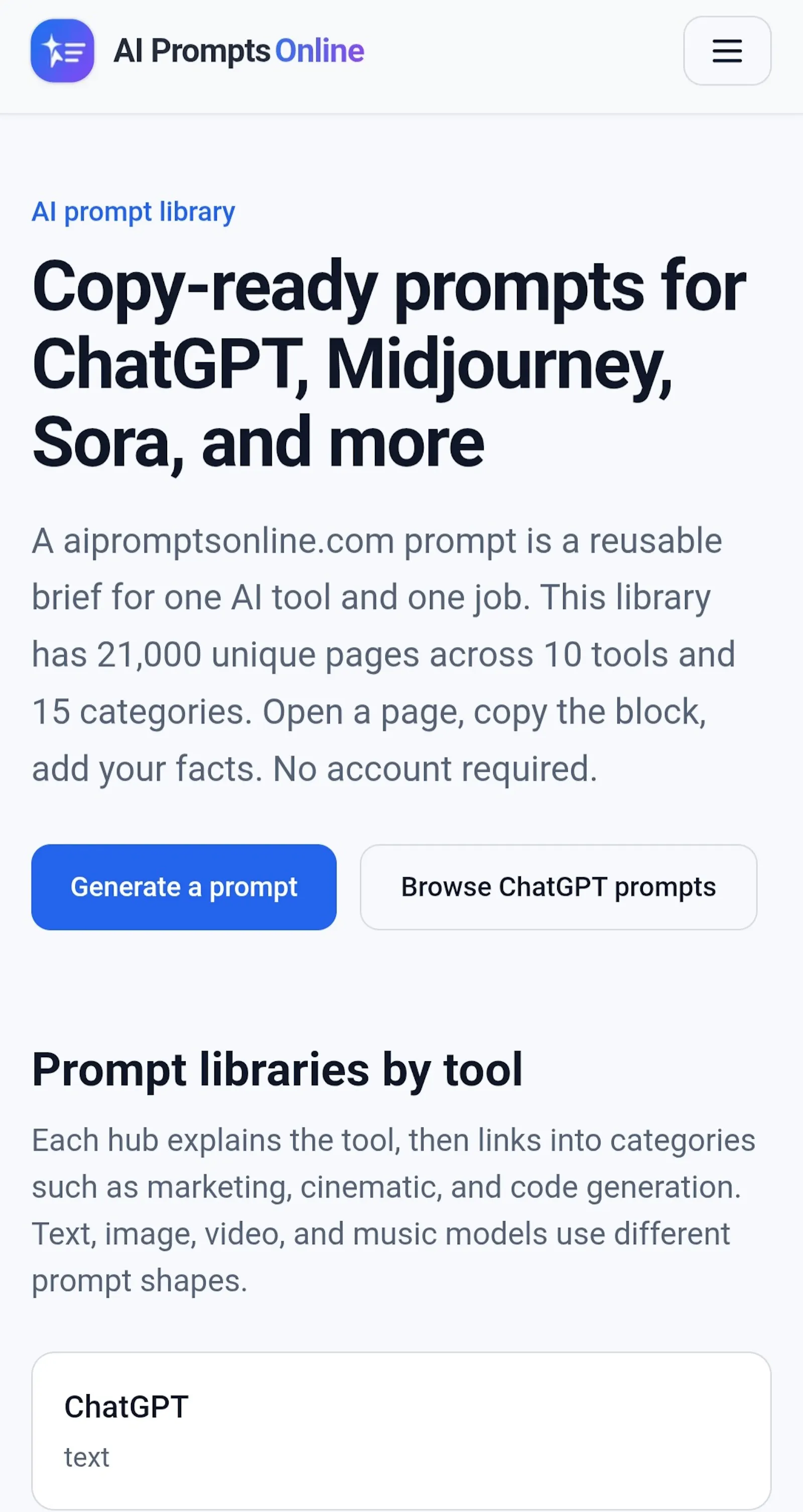 aipromptsonline screenshot 3