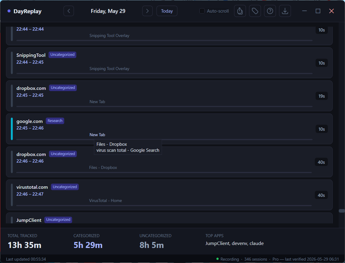DayReplay gallery image