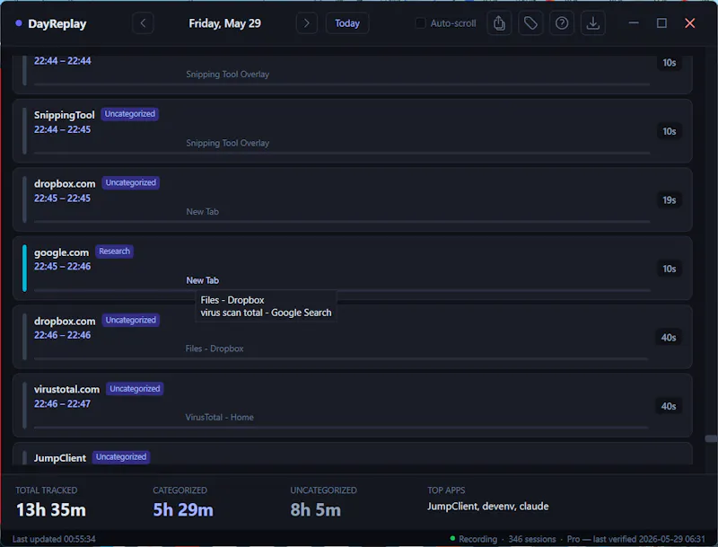 DayReplay screenshot 4