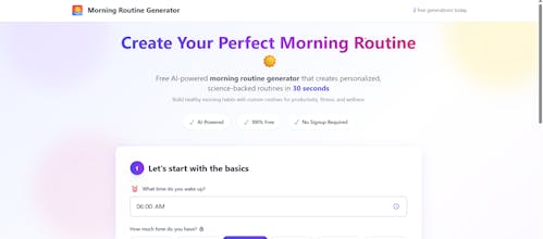 Morning Routine Generator gallery image