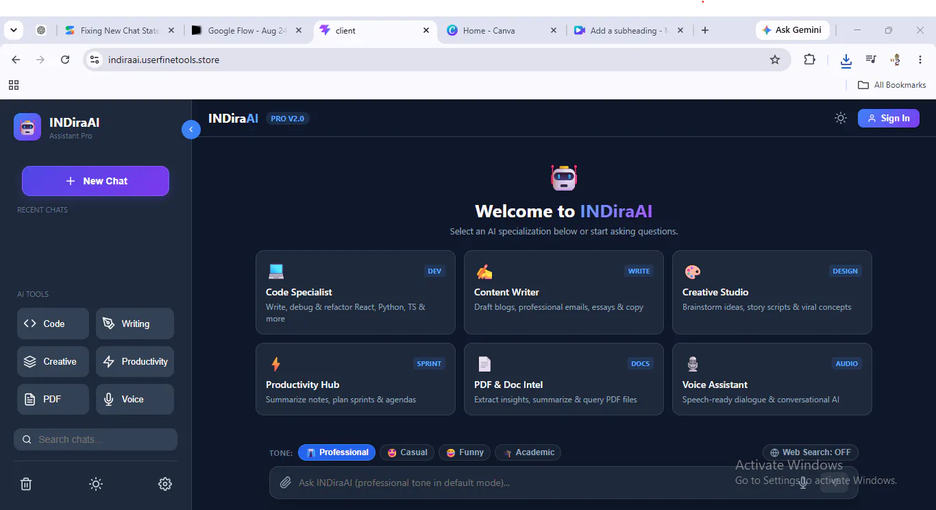 INDiraAI
