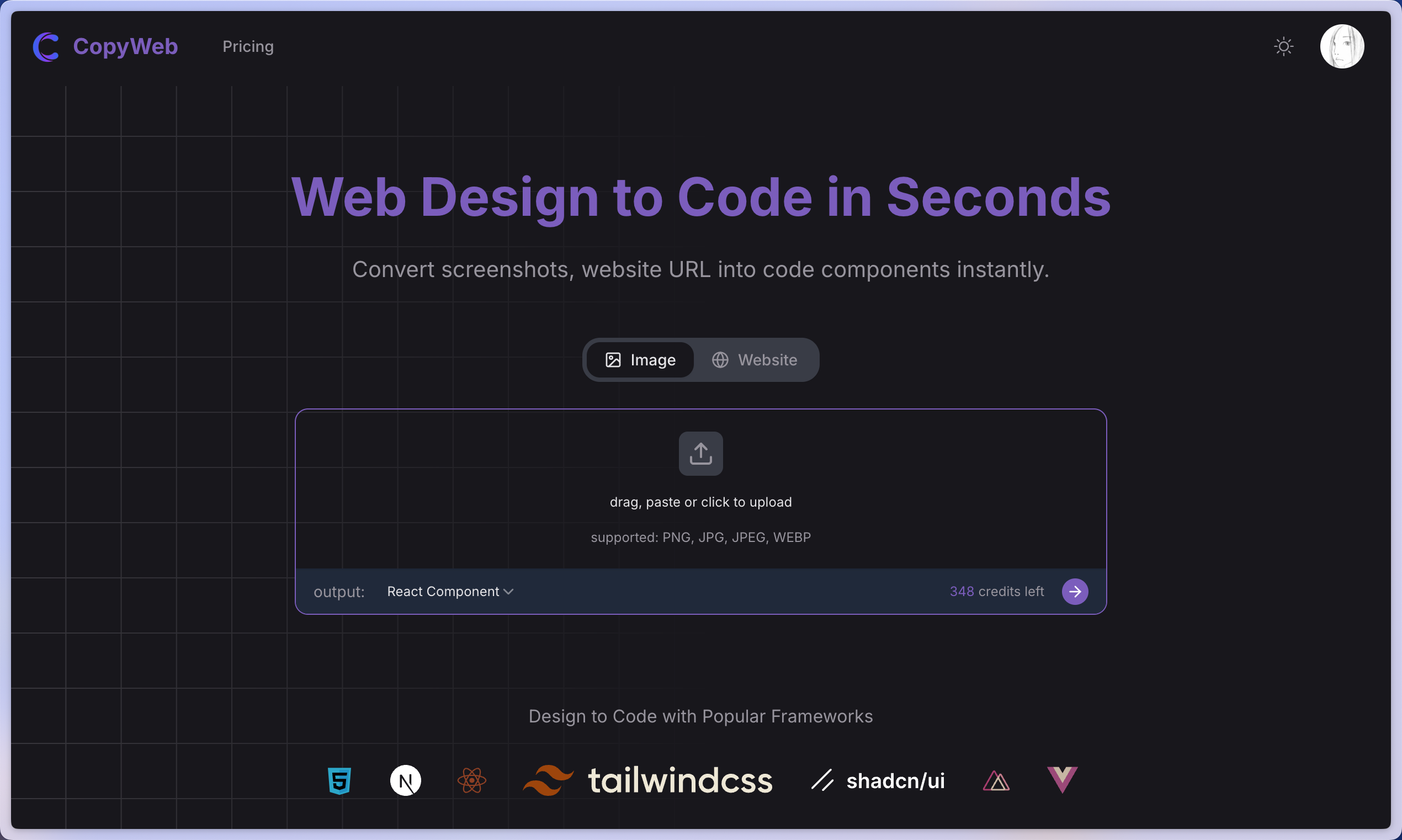 Média Copie - Copier la conception Web en code en quelques secondes 5