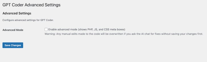 GPT Coder for WordPress gallery image