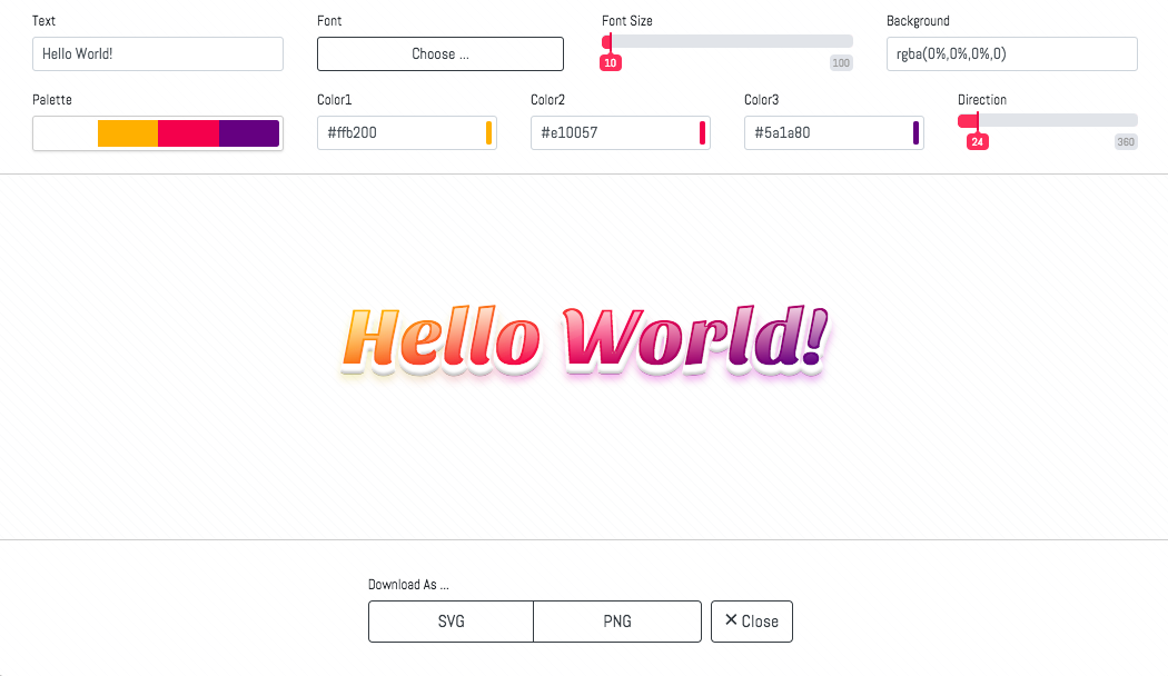 maketext.io gallery image