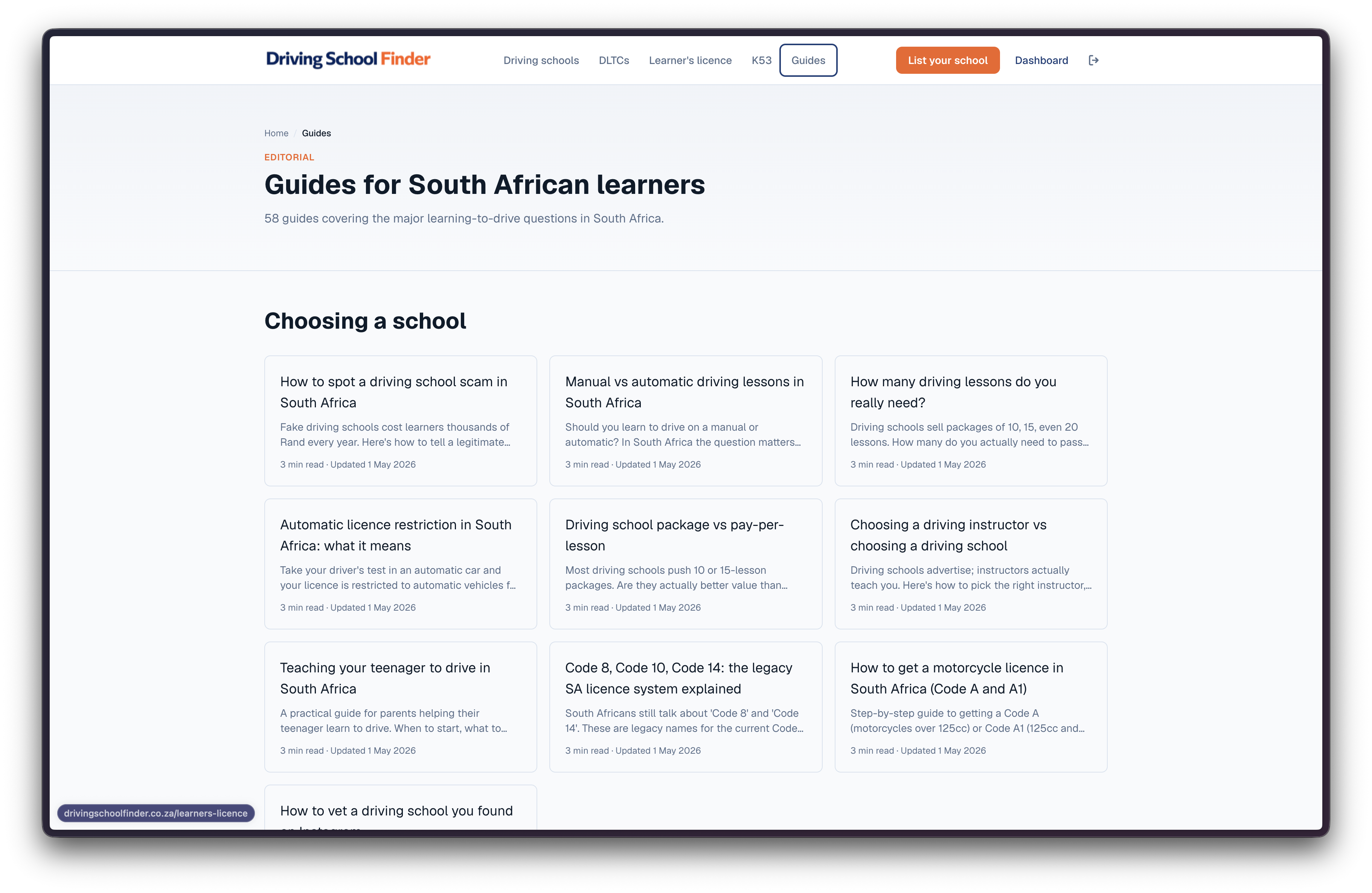 Driving School Finder gallery image