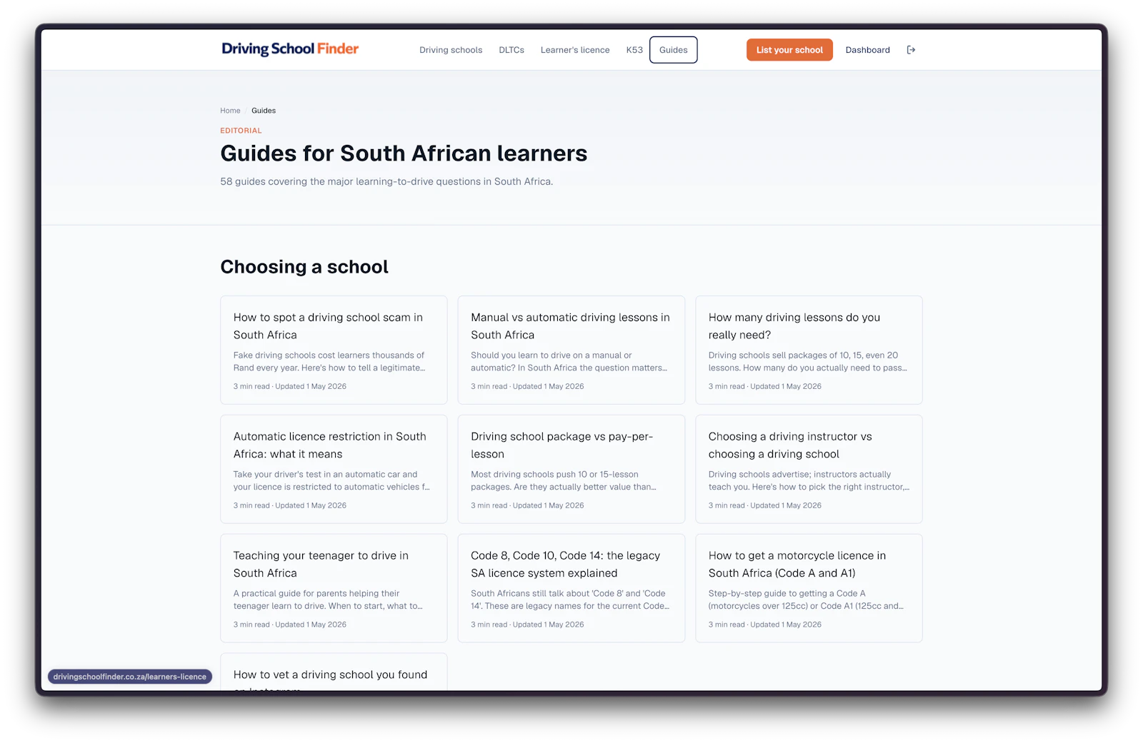 Driving School Finder screenshot 4
