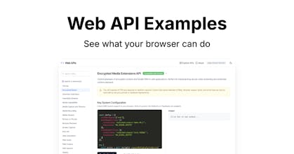 Web APIs Explorer gallery image