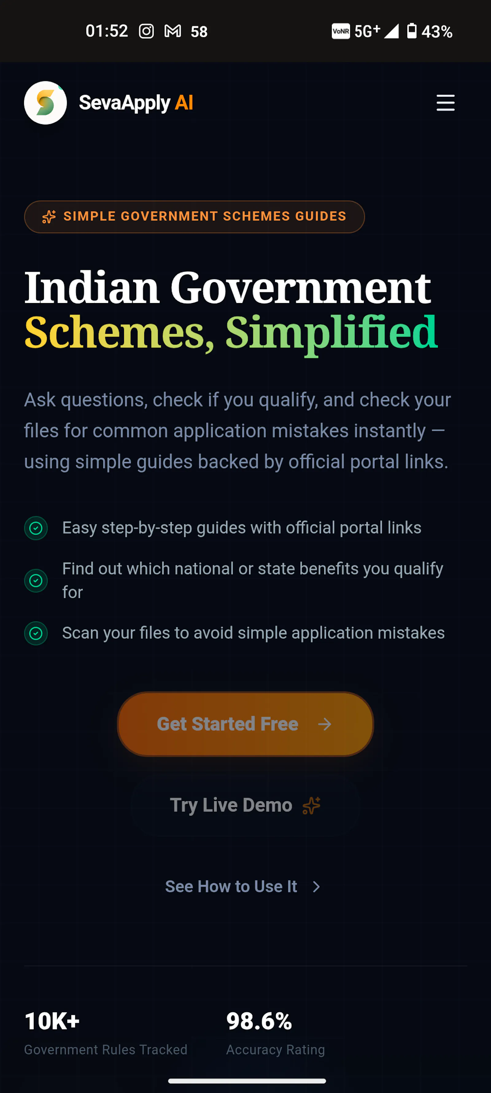 SevaApply screenshot 5