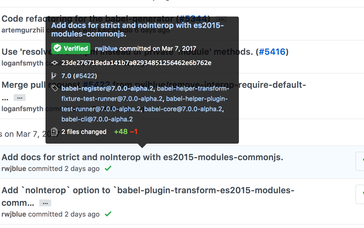 GitHub Hovercard gallery image
