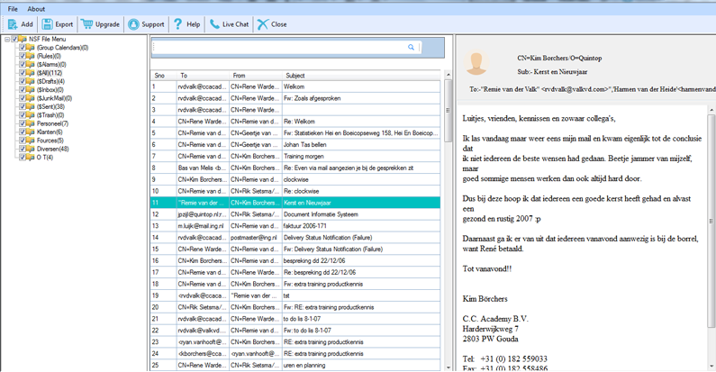 SYSESSENTION NSF -PST 변환기 도구 - Lotus Notes 파일을 Outlook PST로 변환하십시오 미디어 2