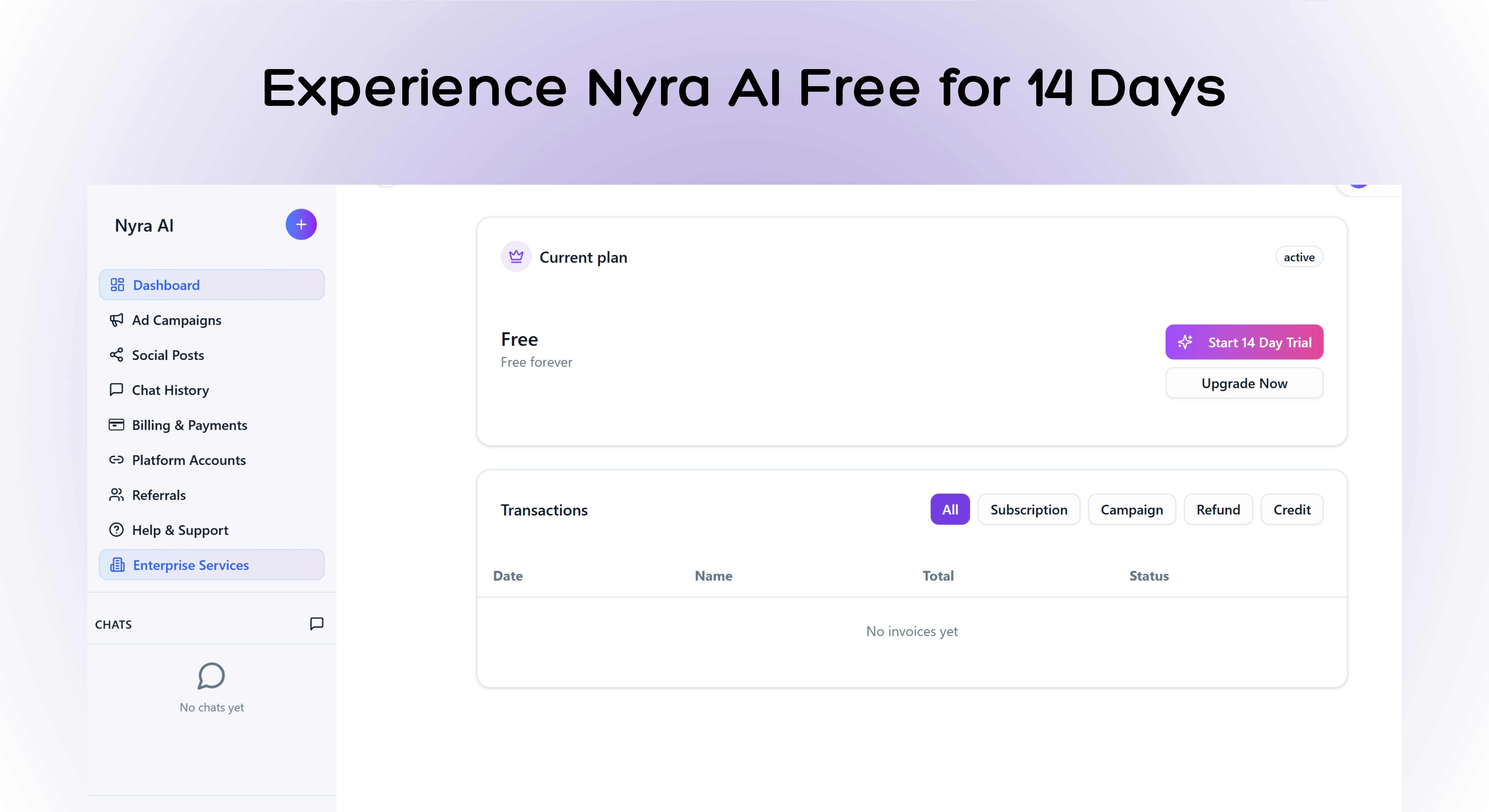 Nyra AI 2.0 Your AI Ads Copilot - Screenshot 5 showing product features and functionality