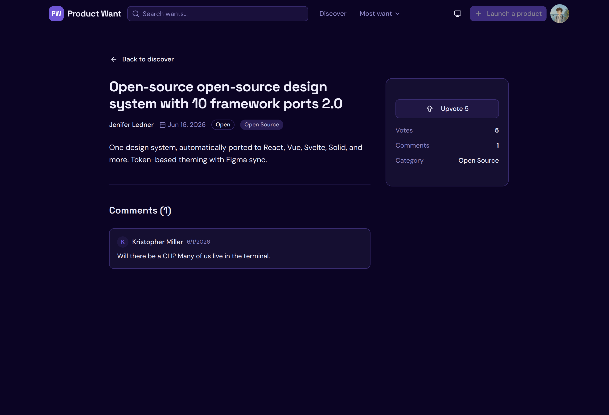 Product Want gallery image