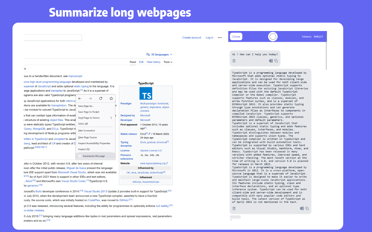 Media Enigma - Sambungan Sidebar Chatgpt - Akses chatgpt di mana -mana dan meringkaskan mana -mana laman web. 3