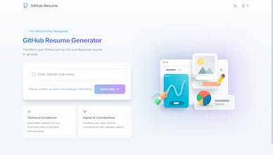GitHub Resume Generator gallery image