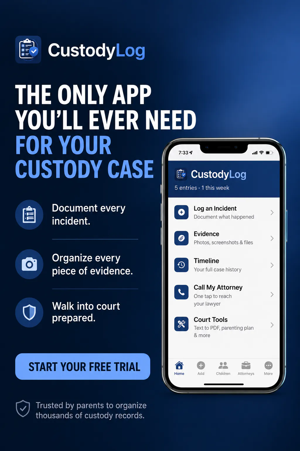 CustodyLog gallery image