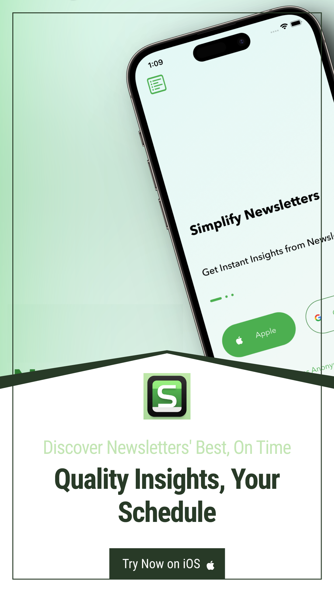 [iOS App] Subncore: Newsletter Insights gallery image