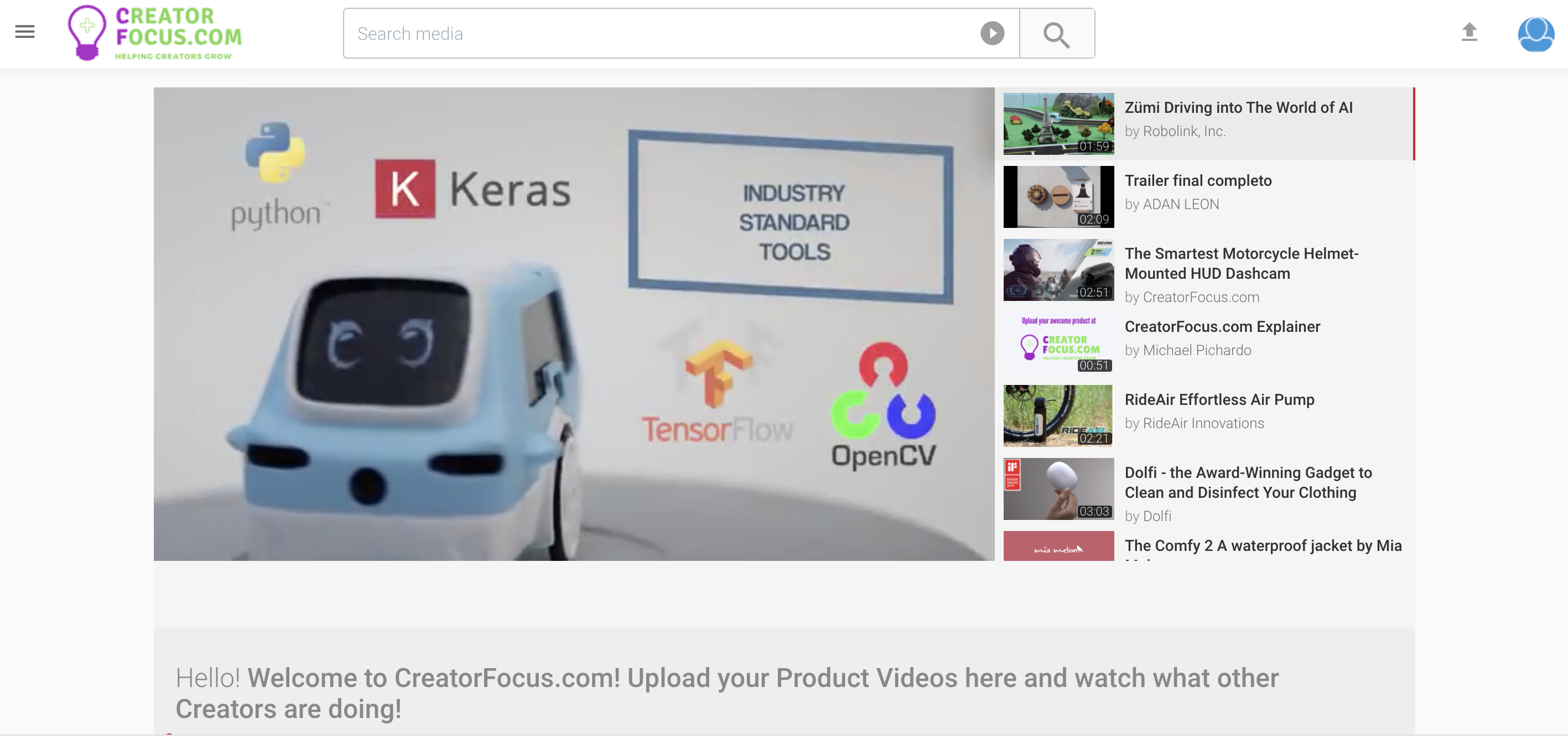 CreatorFocus.com: Create, Upload, Grow gallery image
