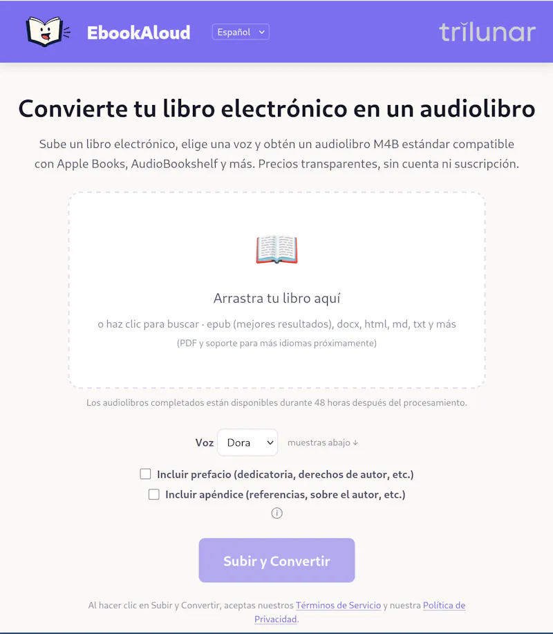 EbookAloud screenshot 3