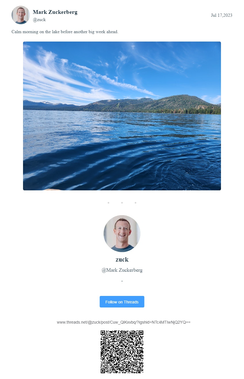 Threads thread Reader media 3