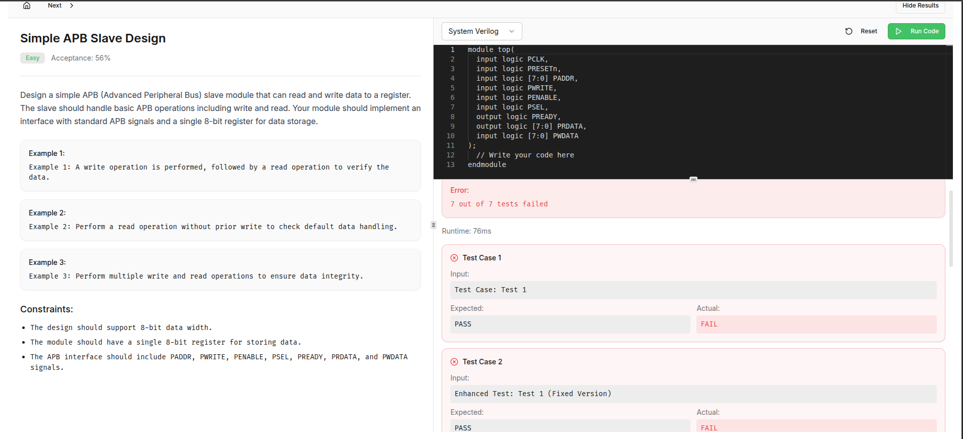 CodePractice - Screenshot 2 showing product features and functionality