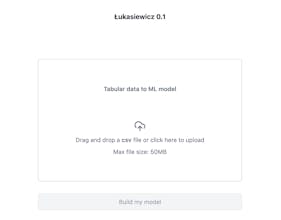 Łukasiewicz - Tabular data to ML model gallery image