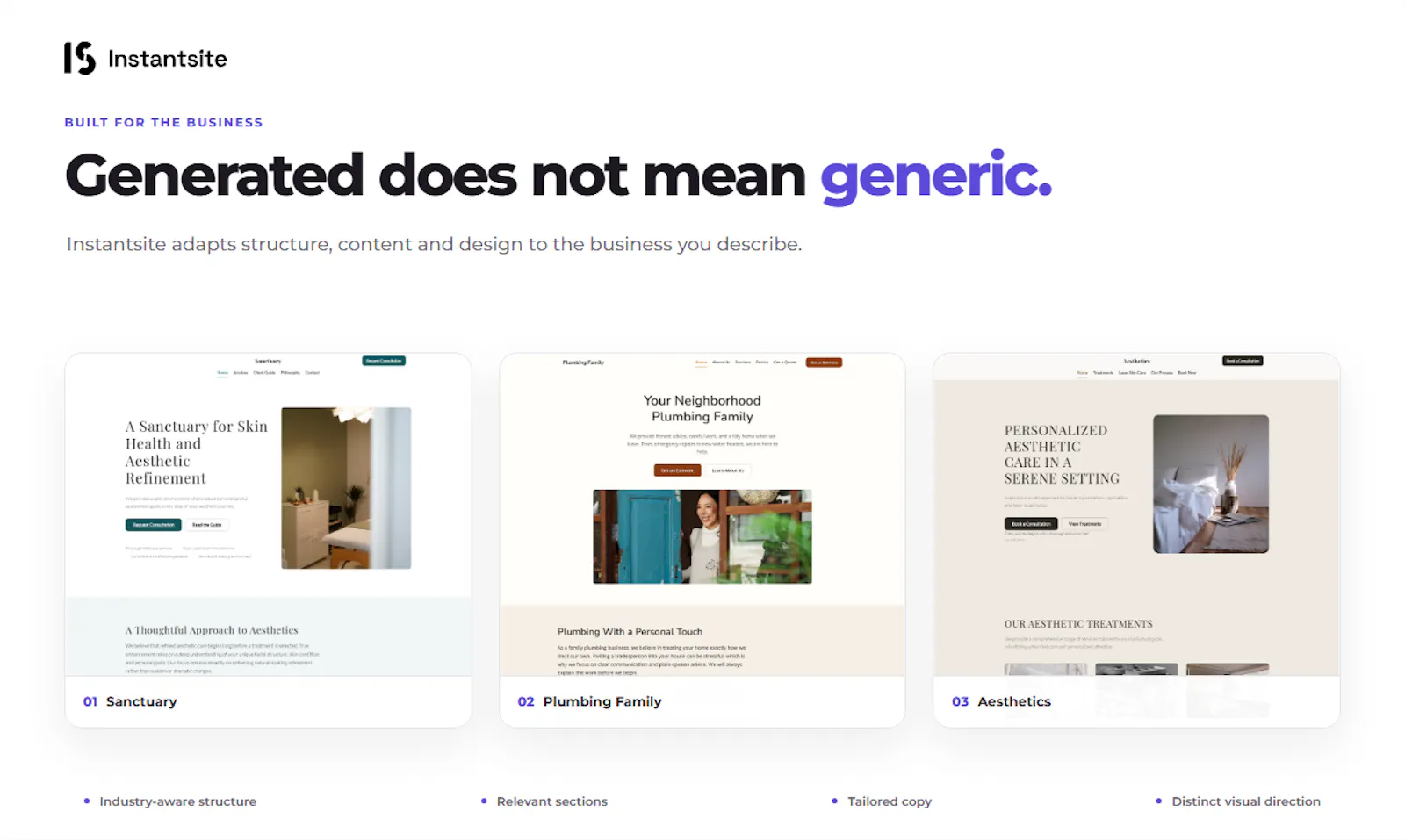 Instantsite V1 screenshot 3