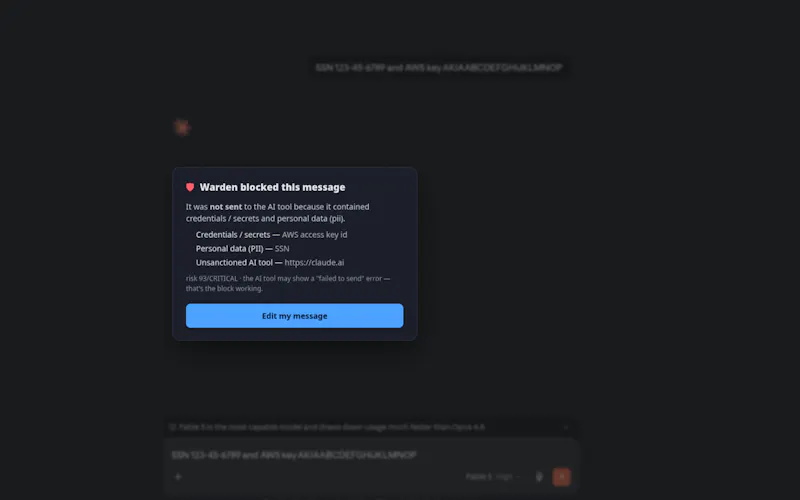 Warden: DETECT · BLOCK · PROTECT screenshot 10